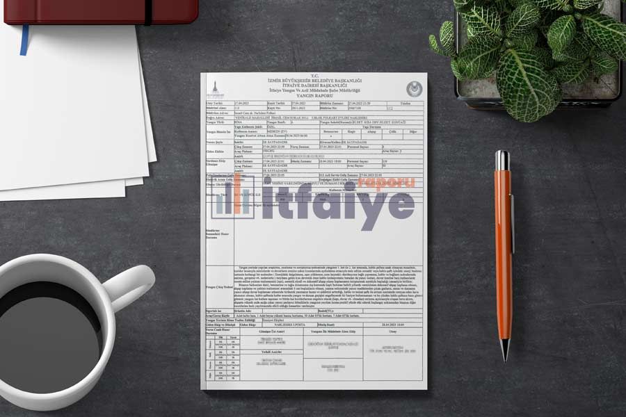 İtfaiye Raporu Örneği - İtfaiye Raporu COM TR