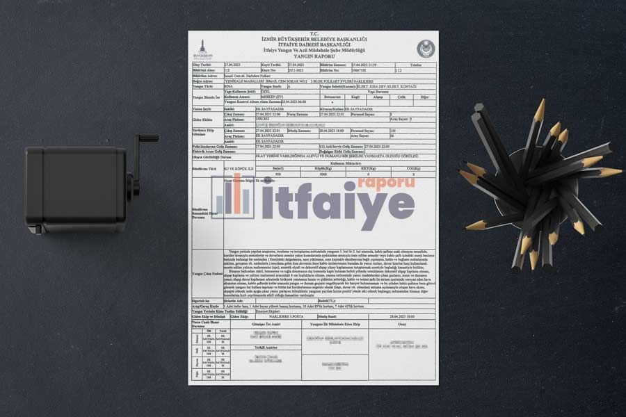 Yangın Emniyet Raporu Nedir? - İtfaiye Raporu COM TR
