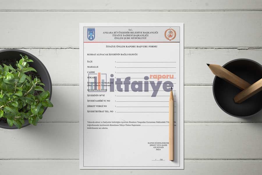 Yangın Güvenlik Raporu Örneği - İtfaiye Raporu COM TR